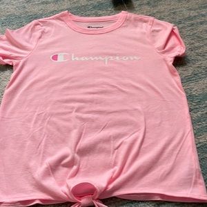 Girls small champion t-shirt pink